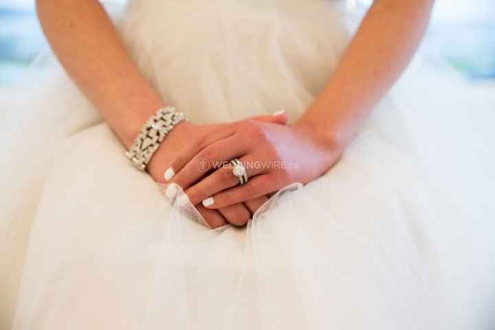 Bride with Chunky Bracelet