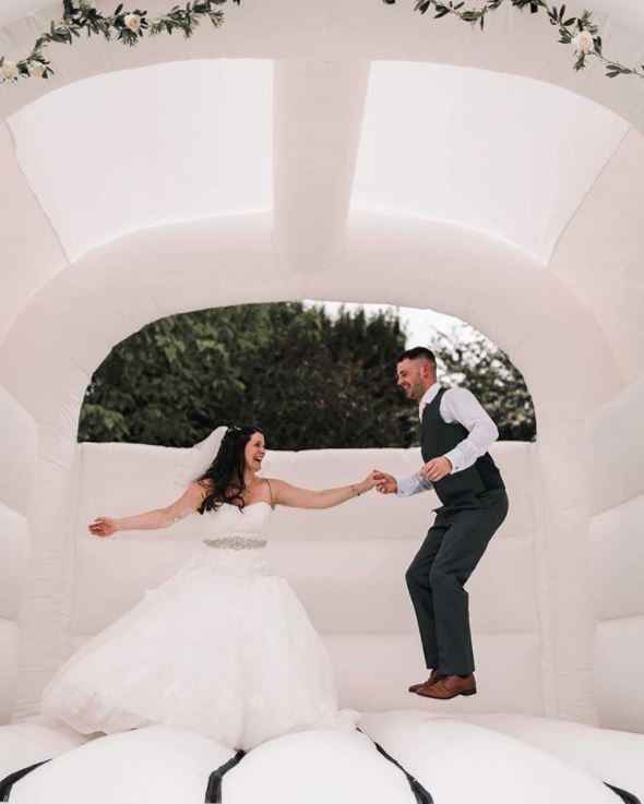 Bride and Groom Bounce House (Bouncy Castle)