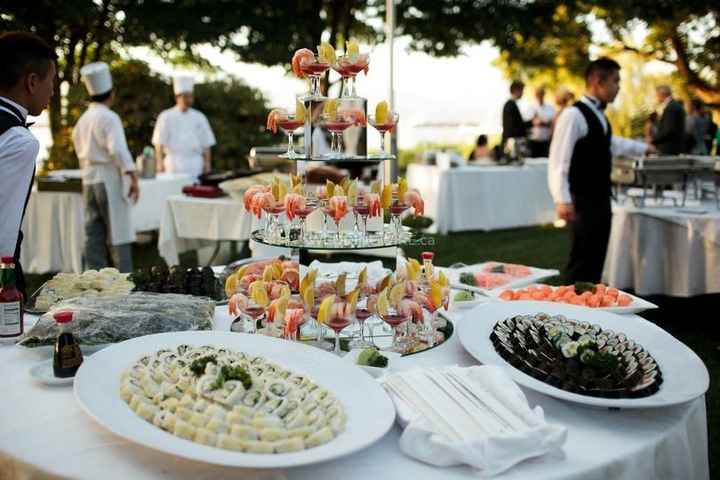 Food Appetizers Station Seafood Tower