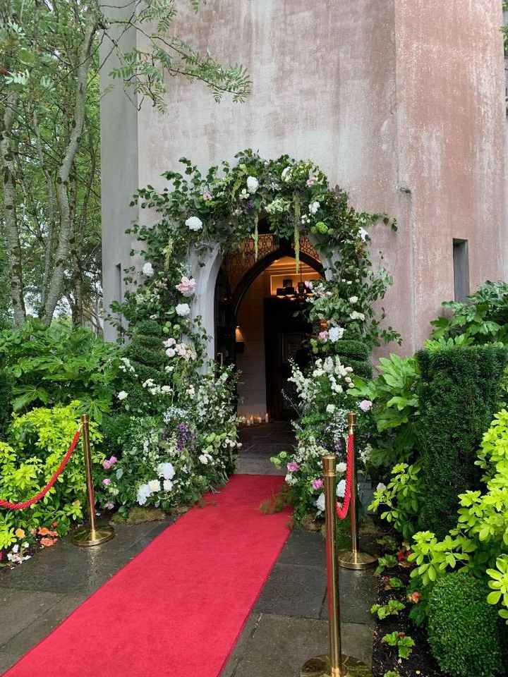 Floral Arch Entrance