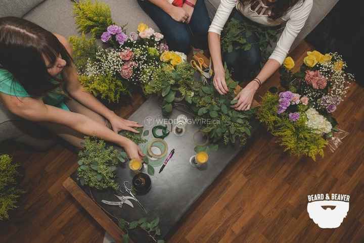 DIYing floral bouquets
