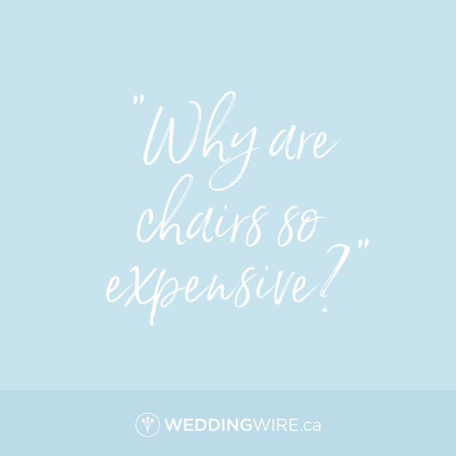 Who said it? - "Why are chairs so expensive?" 1