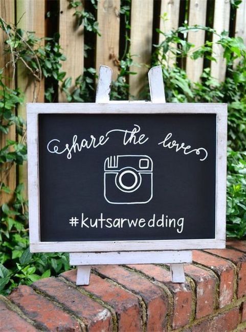 What’s your wedding hashtag? 1