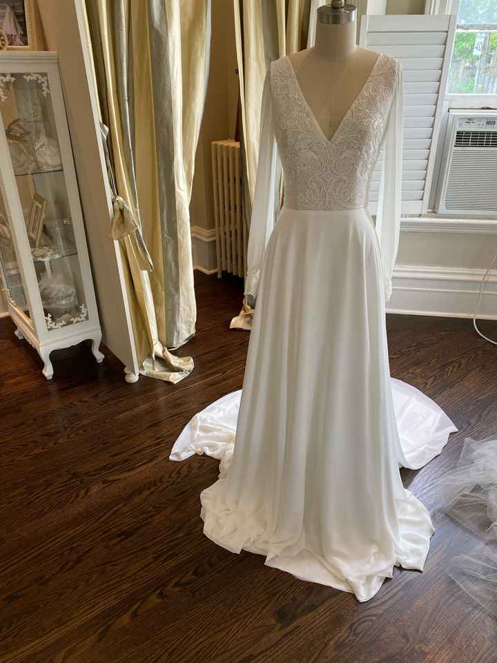 Finally saw my wedding dress (for the first time) - 3