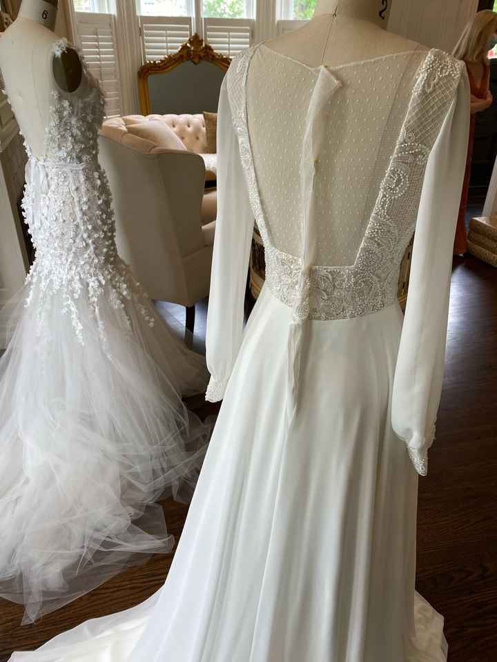 Finally saw my wedding dress (for the first time) - 4