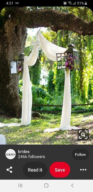 Help needed - Outdoor ceremony backdrop?! 1