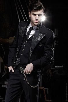 Gothic Custom Jacket (groom) 3