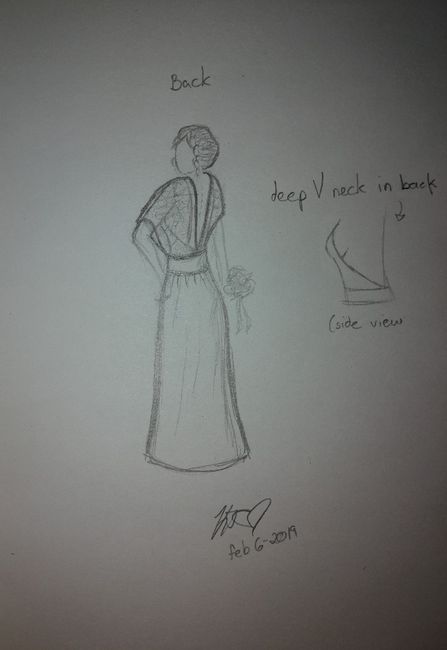 Drew my dream dress... Your thoughts? 2