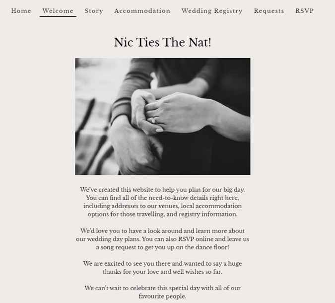 Looking for some inspiration - Wedding Websites! - 1