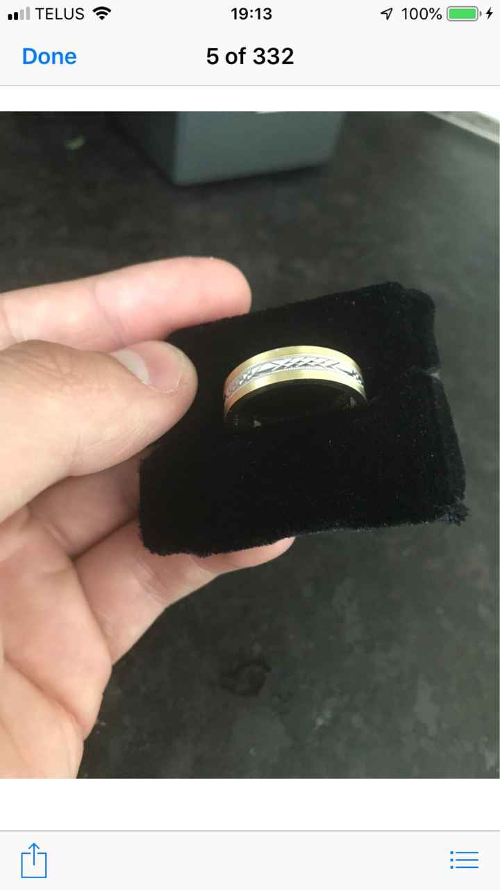 Show off your partner's wedding band! - 2