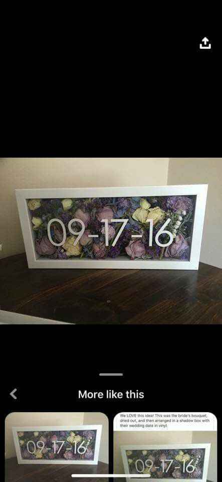 Idea for preserving your bouquet - 1