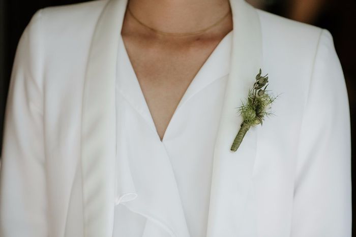 Bridesman boutonniere