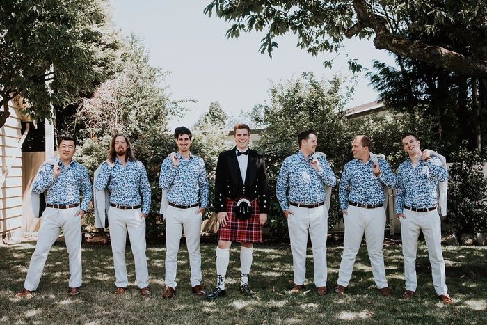 Team Groom Portrait
