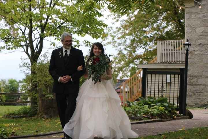 Are you being escorted down the aisle? - 1