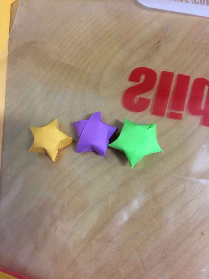 Sand ceremony alternative with origami - 2