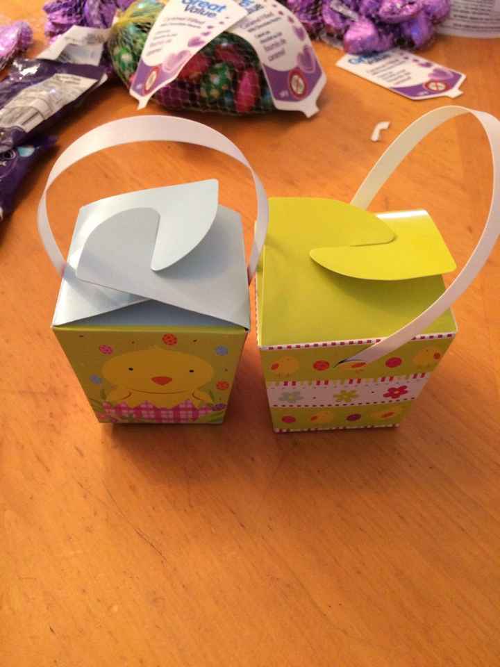 When to open chocolate packing to stuff favors? - 1