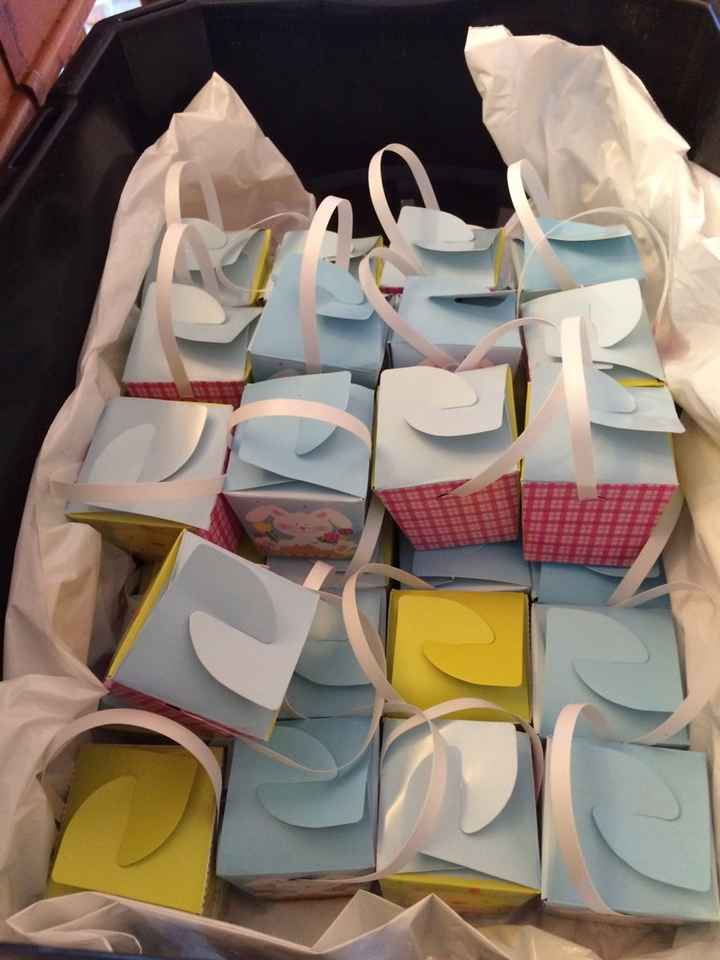 When to open chocolate packing to stuff favors? - 3
