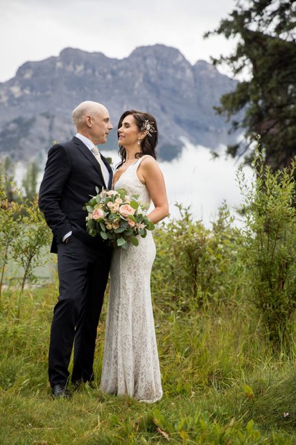 It poured rain, but we’re married! 1