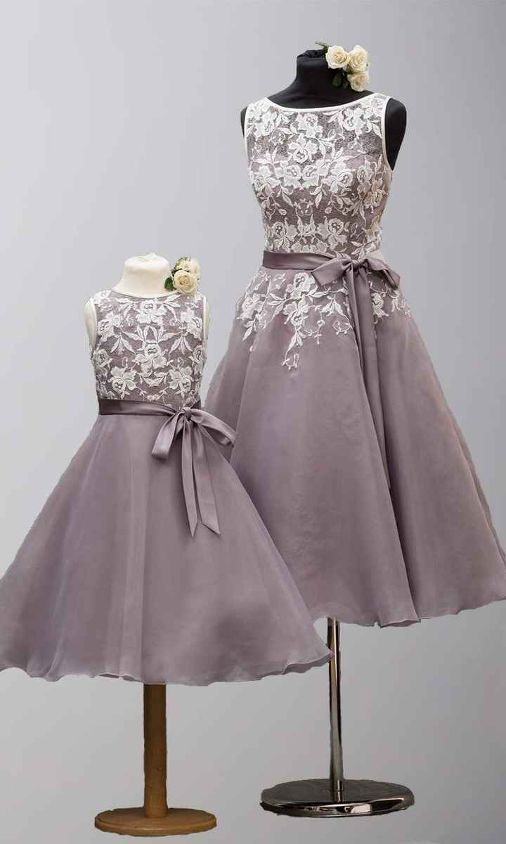 pastel purple bridesmaid dresses