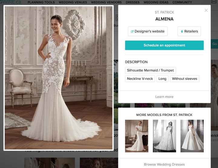 St Patrick Almena Wedding Dress