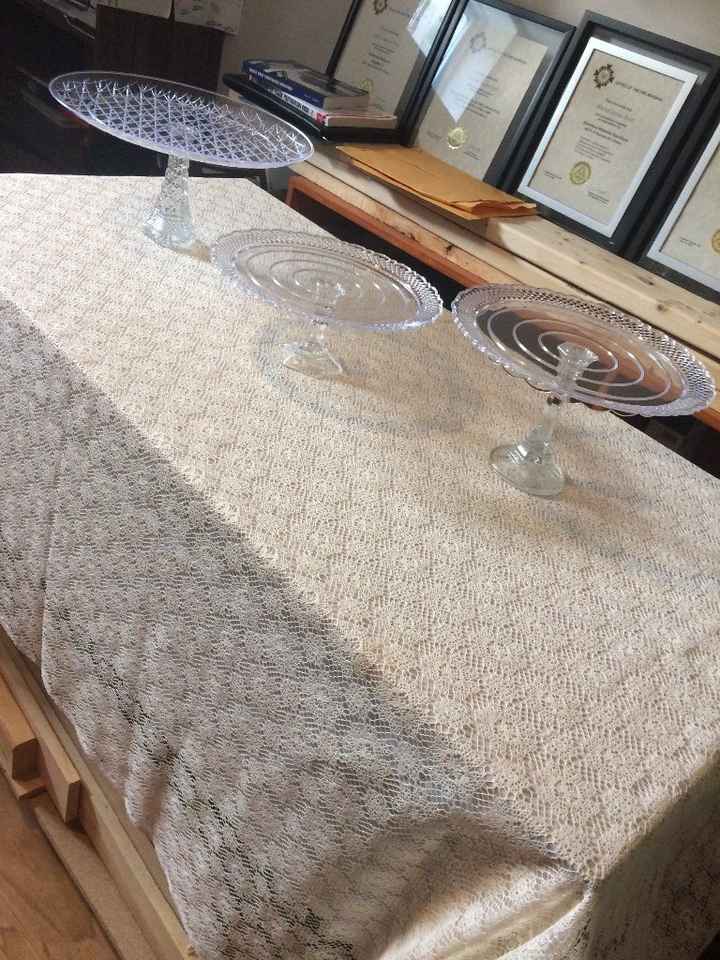 5.99 + DIY cake stands