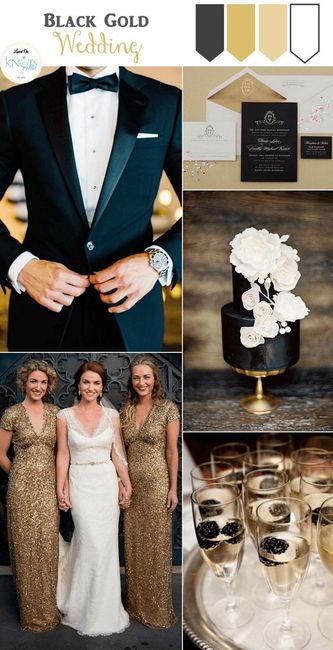 Black and gold theme