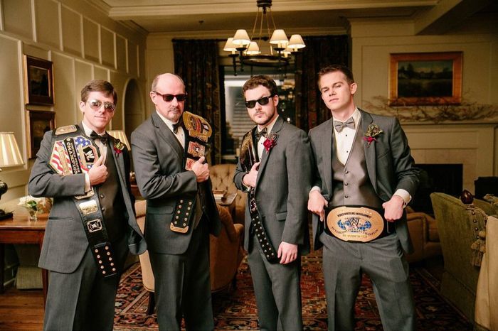 Wrestling inspired weddings! - 2
