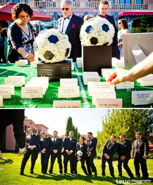 Soccer themed weddings - 2