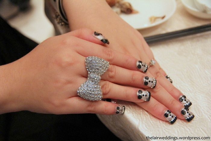 tuxedo nail art - 3
