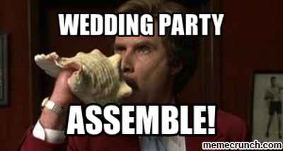 1st wedding party meeting - 2