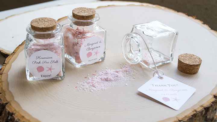 Tropical beach wedding favours - 4