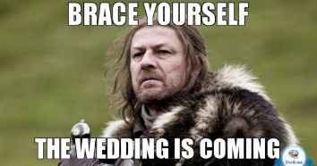 The wedding is coming