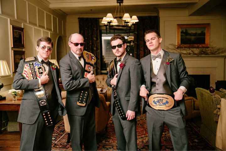 Wrestling inspired weddings! - 2