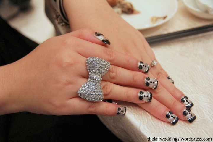 tuxedo nail art - 3
