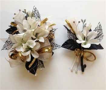 Choice 1 for corsage and boutonniere