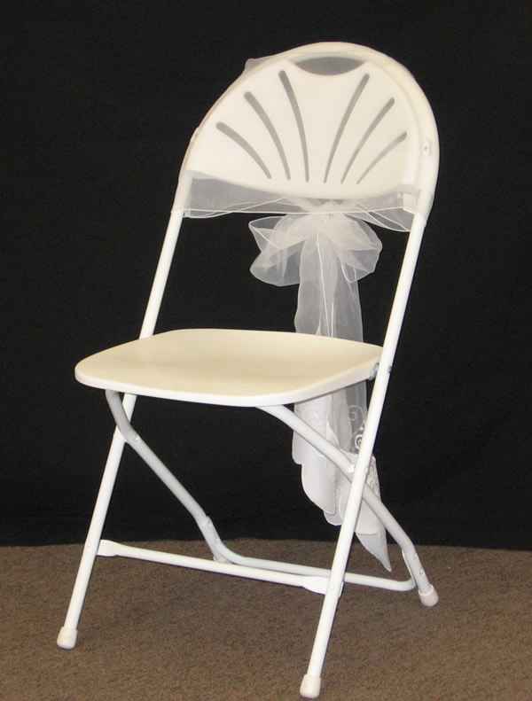 Folding chairs with covers...ties - 2