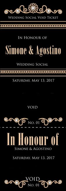 Sample of Void Wedding Social Ticket
