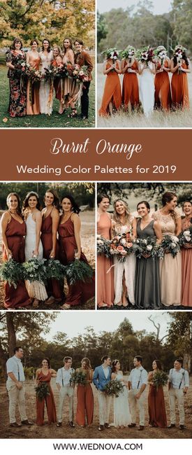 David's Bridal Cinnamon Bridesmaid Dress 2