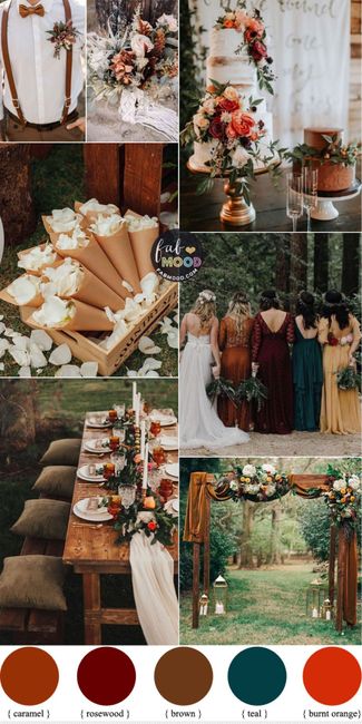 David's Bridal Cinnamon Bridesmaid Dress 3