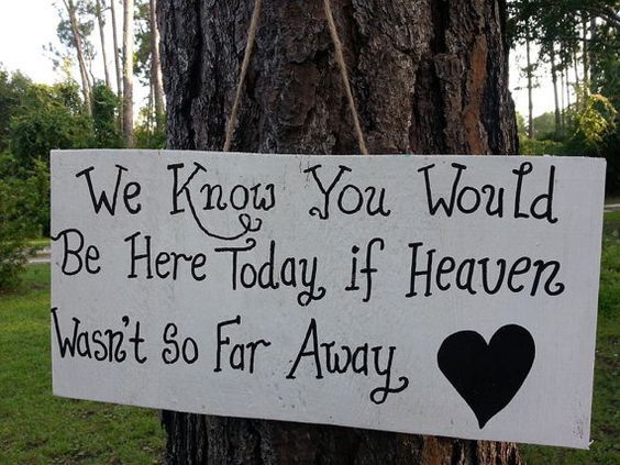 Sign for our loved ones that have passed