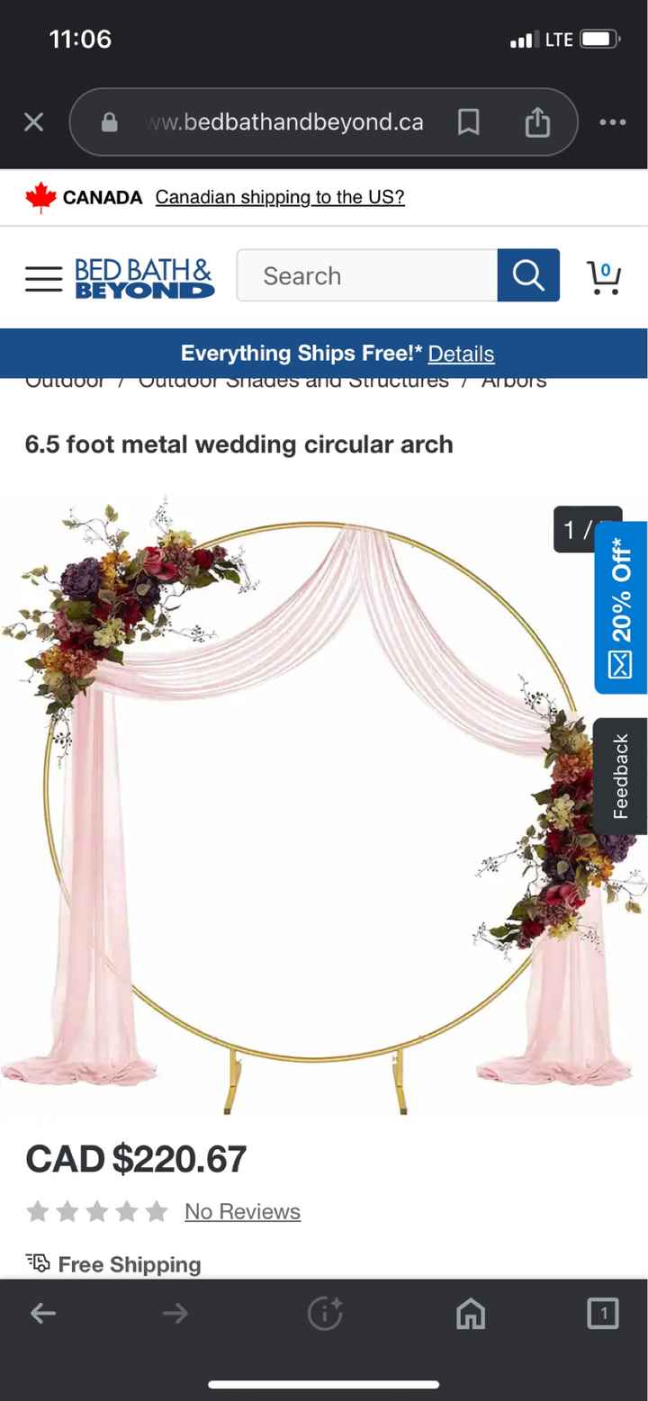 Wedding Arch - diy - 2