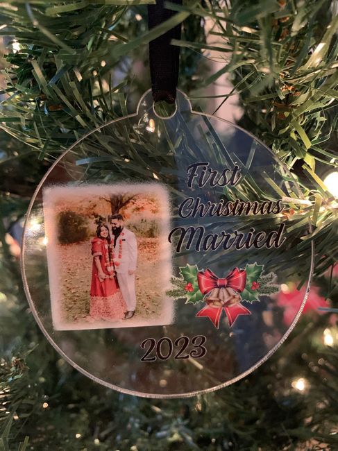 Engagement and Wedding Christmas Ornaments! 7