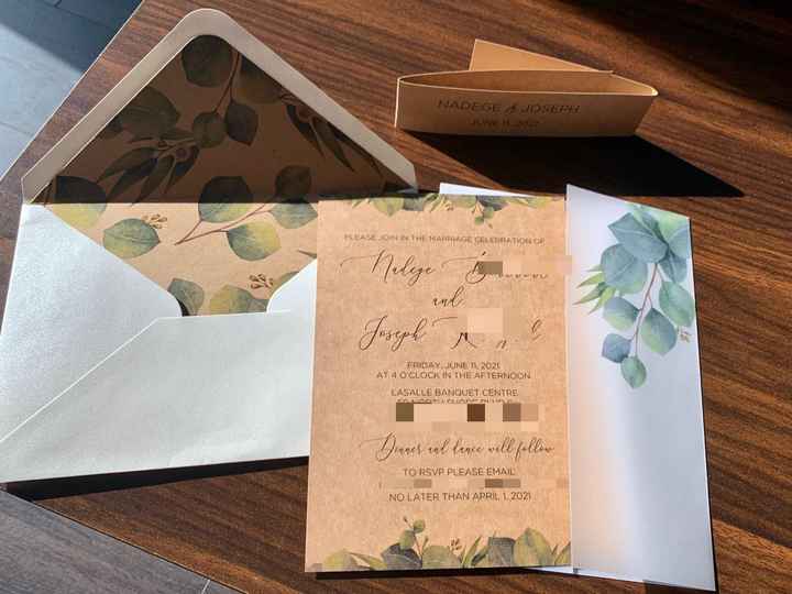 Got our invites in the mail! - 1