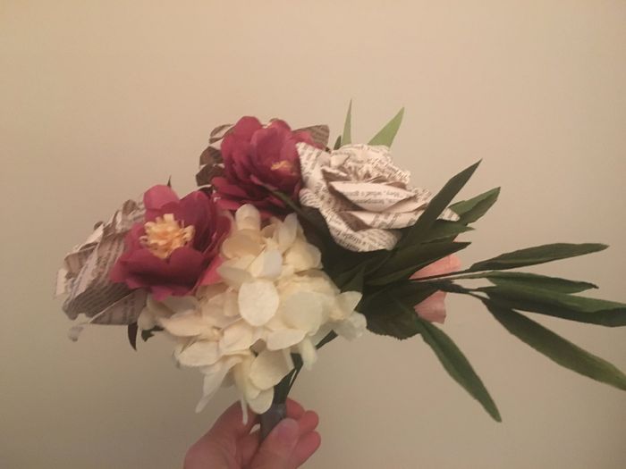 Paper flowers bouquet - 3