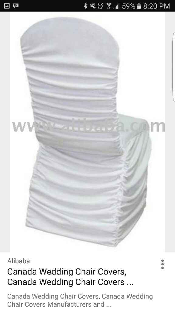 2 styles of chair for your reception. Which one do you prefer? - 1