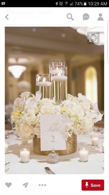 How many centerpieces per table will you have? - 1