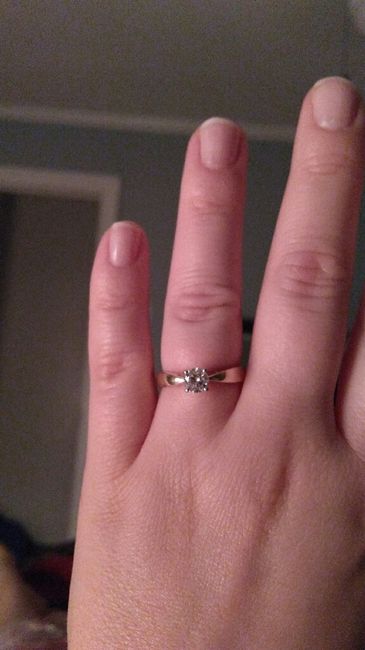 Show off your solitaire ring! - 1