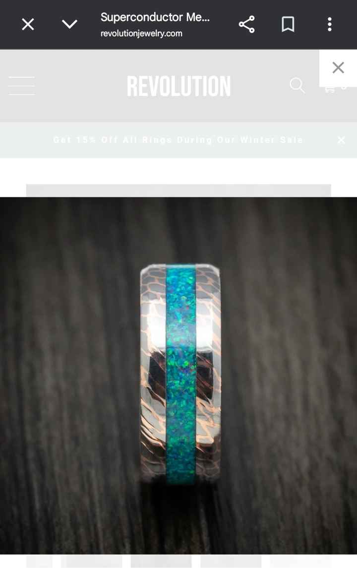 Men wedding band - 1