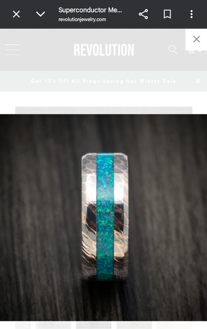 Men wedding band - 1