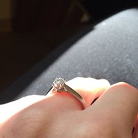 Show off your solitaire ring! - 1